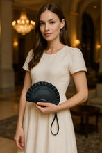 Lorem Moon Leather Clutch