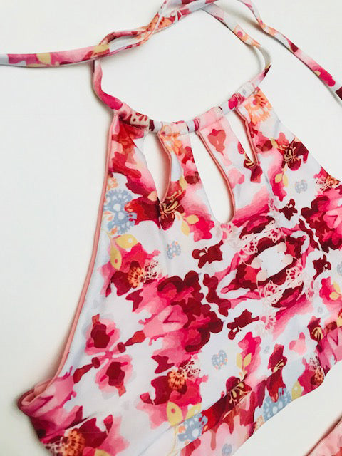 Sabrina Camo Floral Top