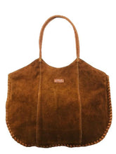 Anne Suede Tote Tan