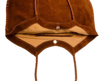Anne Suede Tote Tan