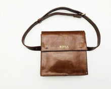 Leah Leather Belt Bag- Brown