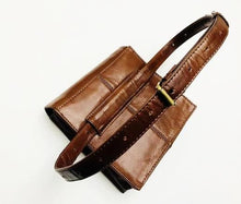 Leah Leather Belt Bag- Brown