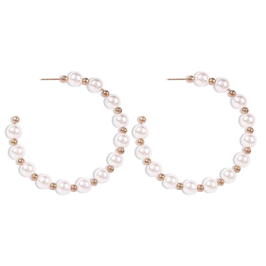 Pearl Hoops