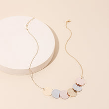 Round Geometric Necklace