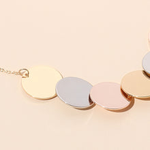 Round Geometric Necklace
