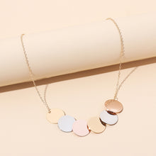 Round Geometric Necklace
