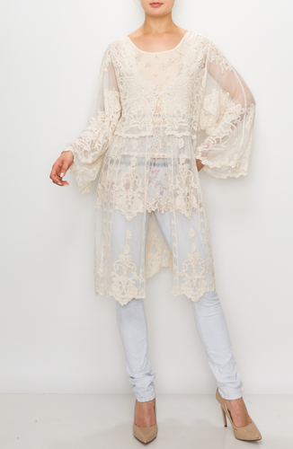 Oleana Lace Kimono