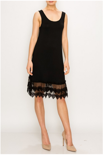 Mirna Black Shift Dress