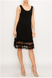 Mirna Black Shift Dress