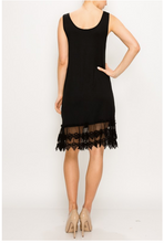 Mirna Black Shift Dress