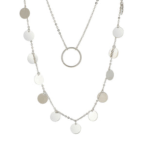 Circle Multilayer Necklace