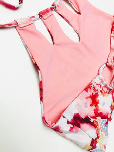 Sabrina Camo Floral Top