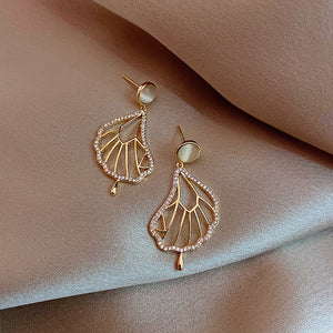 Lotus Leaf Earrings