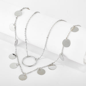 Circle Multilayer Necklace